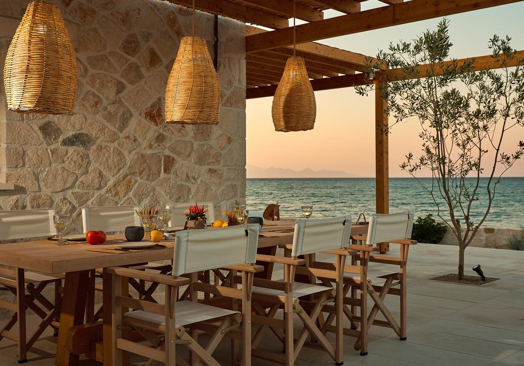 Niova Villa - Seafront, Private Pool And Ionian Sea Views, By Zantewize Alykes  Extérieur photo