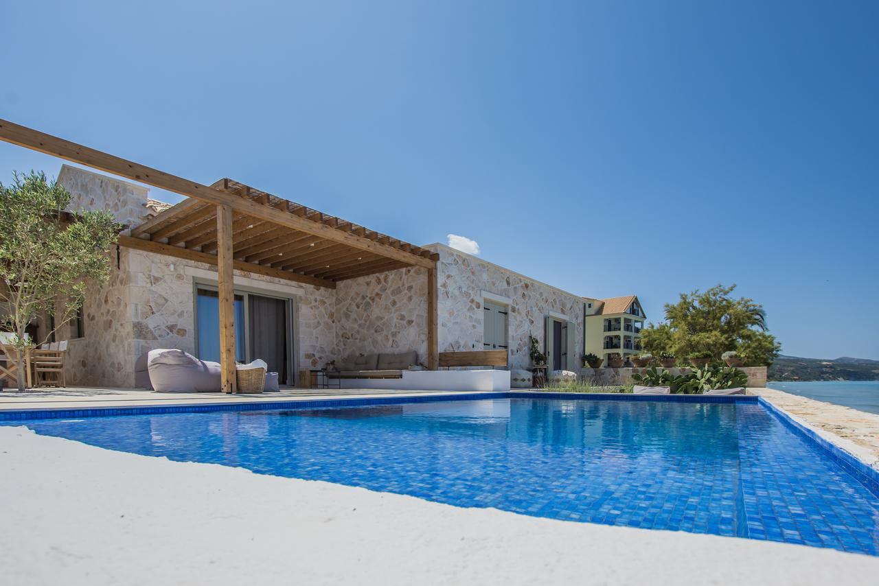 Niova Villa - Seafront, Private Pool And Ionian Sea Views, By Zantewize Alykes  Extérieur photo